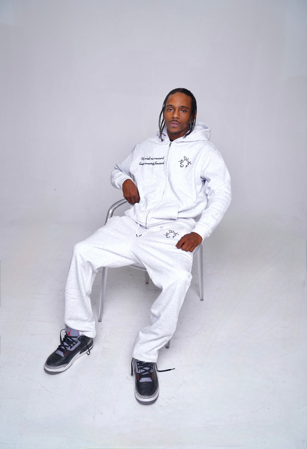 Keep Moving Forward Zip Up Tracksuit