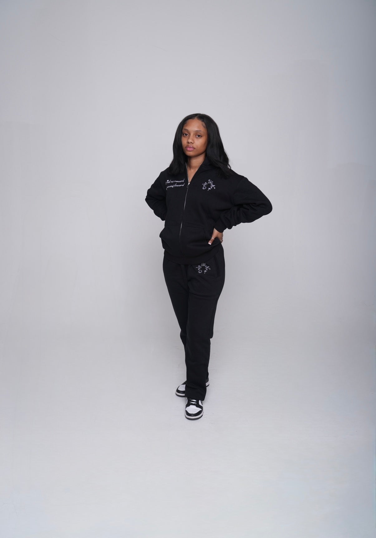 Keep Moving Forward Zip Up Tracksuit