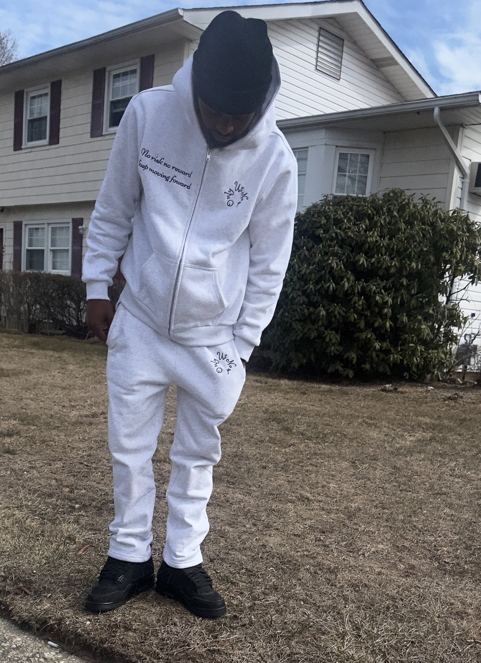 Keep Moving Forward Zip Up Tracksuit