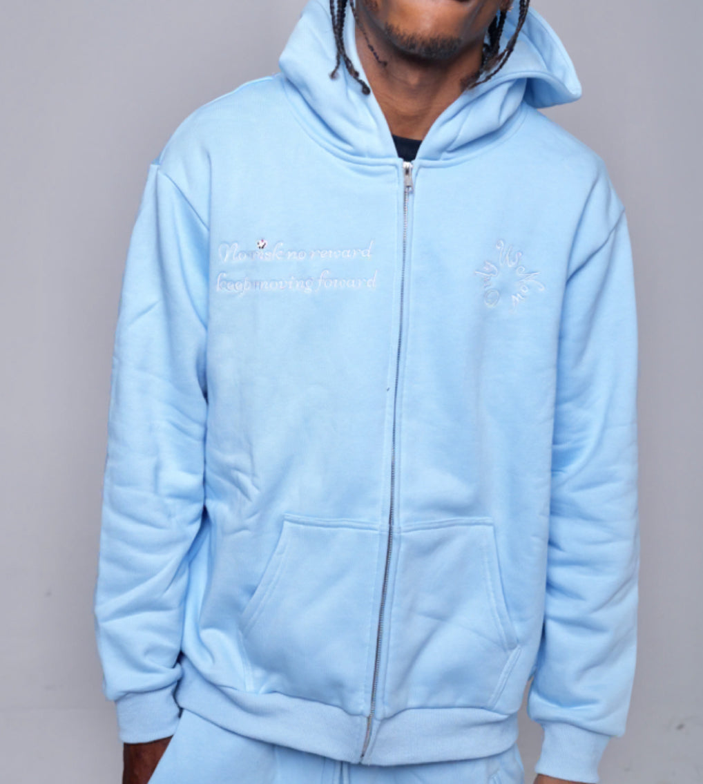 Keep Moving Forward Zip Up Tracksuit